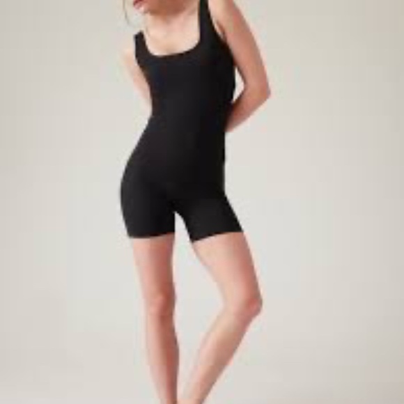 ATHLETA Aurora Bodysuit Shortie Black Size Small - Picture 2 of 4